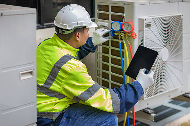 Professional Air Duct Cleaning technician working in Mingo, OH